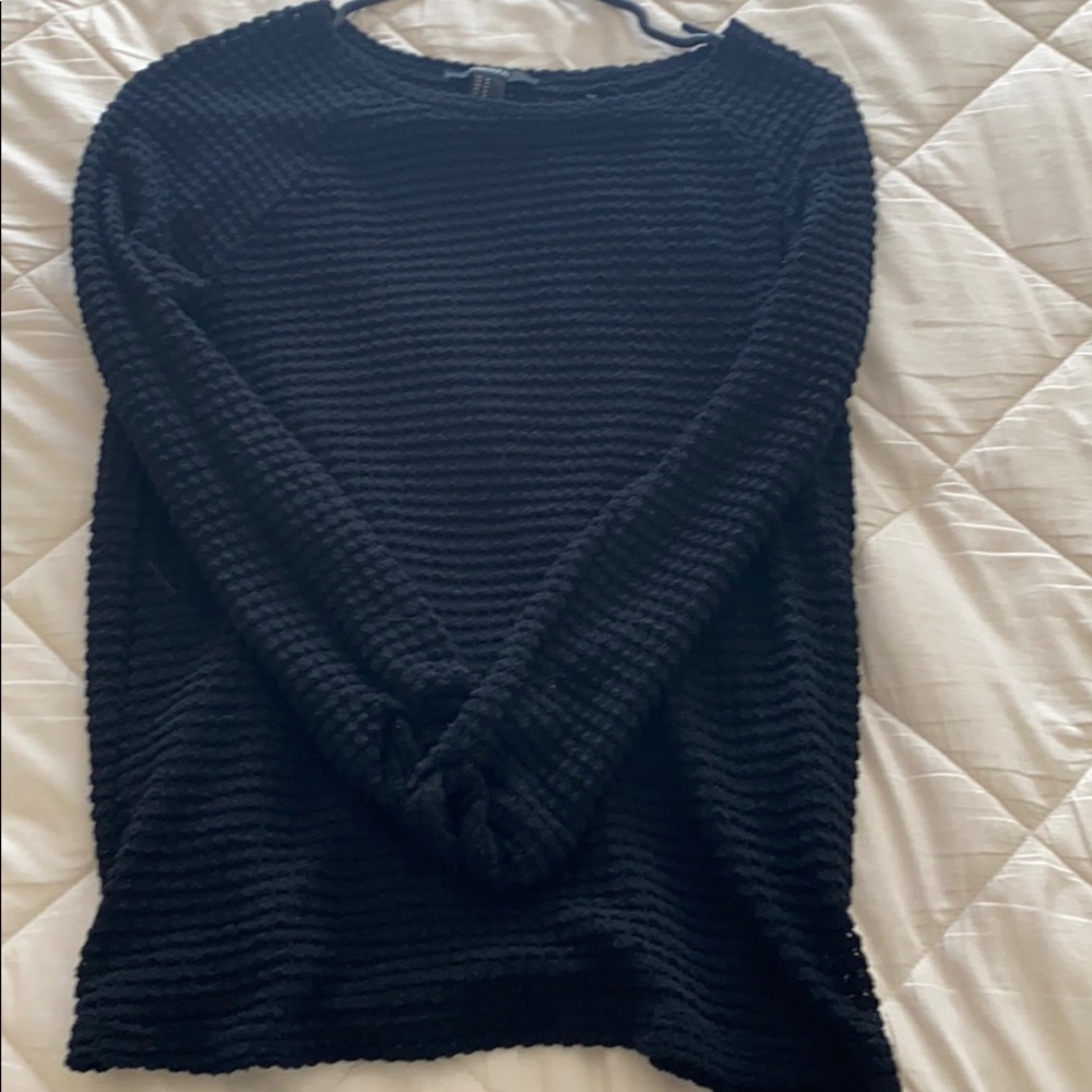 Waffle knit 3/4 sleeve